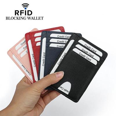 2020 Carbon Fiber RFID Anti-theft Slim Wallet - Stylish Leather Card Holder