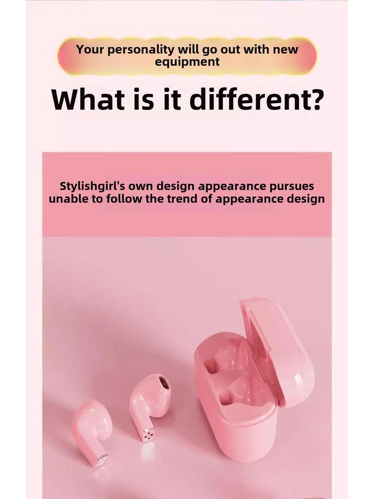 "2024 Wireless Semi Bluetooth Headset for Women - Long Battery Life