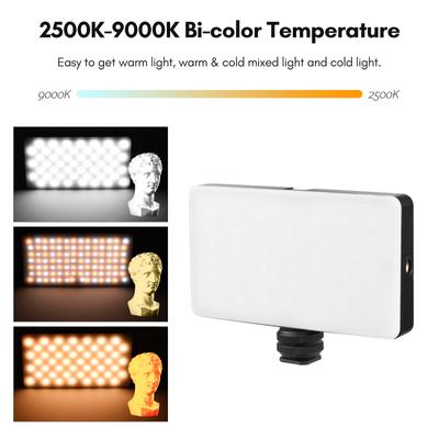 Pocket RGB Video Light LED Fill Light 2500K9000K Dimmable 20 Lighting Effects Builtin Battery