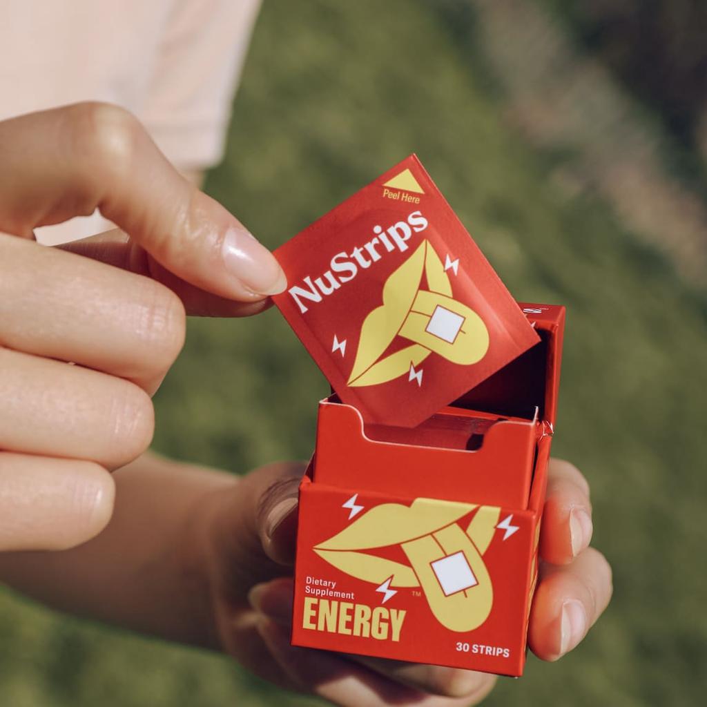 NuStrips, Energy In A Strips™, Cinnamon Vanilla, 30 Strips