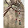 New Chinese Natural Jade Beaded Earrings, Earrings, Female Niche Design, High-end Jade Earrings.