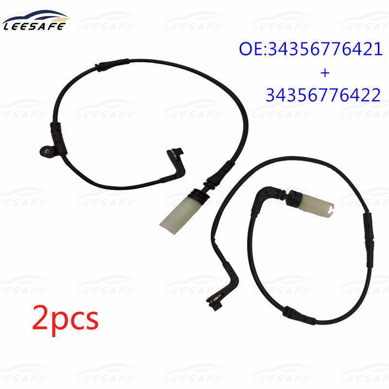 Front + Rear 34356776421 34356776422 Brake Pad Sensor for BMW 5 Series E60 E61 6Series E63 E64 M5 M6 Brake Pad Alarm Line
