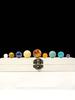 set of 9 planets of the solar system. Natural decorative crystals are the perfect gift for exploring space, decorating the table