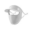 Summer Full Face Mask with Brim Sun Protection Breathable Women Face Mask Outdoor Travel Ice Sense Elastic Beach Facekini