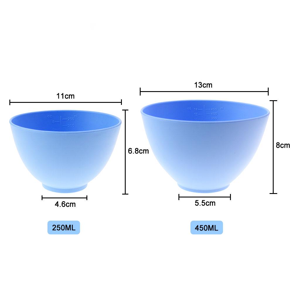 Silicone world M/L 2 Sizes Silicone mask bowl Women Face For Mask Mixing Bowl Facial Skin Care Mixing Tools DIY Beauty Supplies