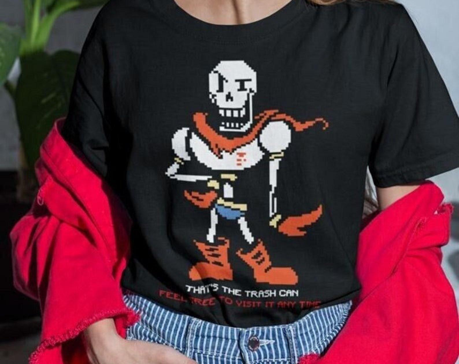 Унисекс игровая футболка Undertale, Инди-футболка с Папирусом 4XL