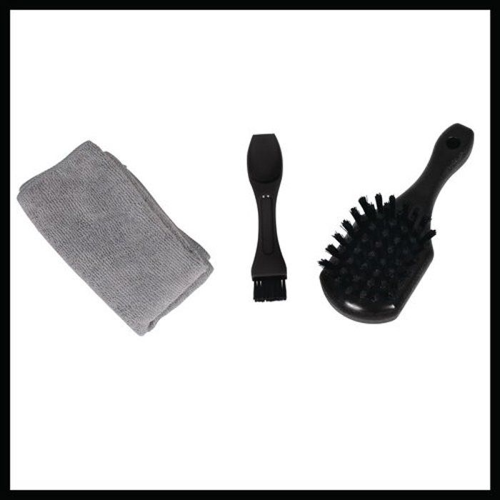 Einhell kit de nettoyage pour robots-tondeuses (tampon abrasif, spatule, brosses, tournevis, chiffon microfibre et gants)