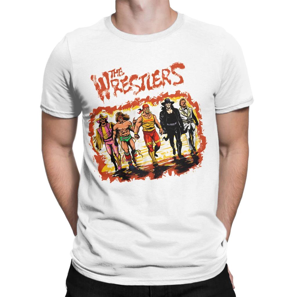 The Wrestlers Novelty 100 Cotton Tshirt Luchador Tees Tops For Unisex