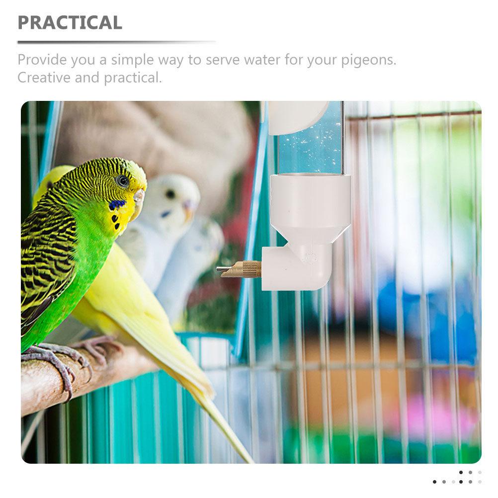 Automatic Bird Water Dispenser Durable Splash Proof Feeder for Parakeets Parrots Birds Bird Water Dispenser Birds Supplies
