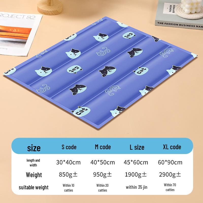 

Pet Cooling Ice Pad: Summer Sleep Mat for Dogs & Cats S 40x30 cm