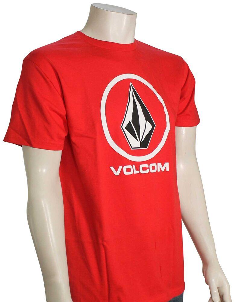 

Красная футболка унисекс Volcom Crisp Stone