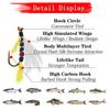 5Pcs/Box Bead Head Moth Nymph Artificial Insect Bait, Fly Fishing Flies for Trout, Bass, Salmon & More Freshwater Fish