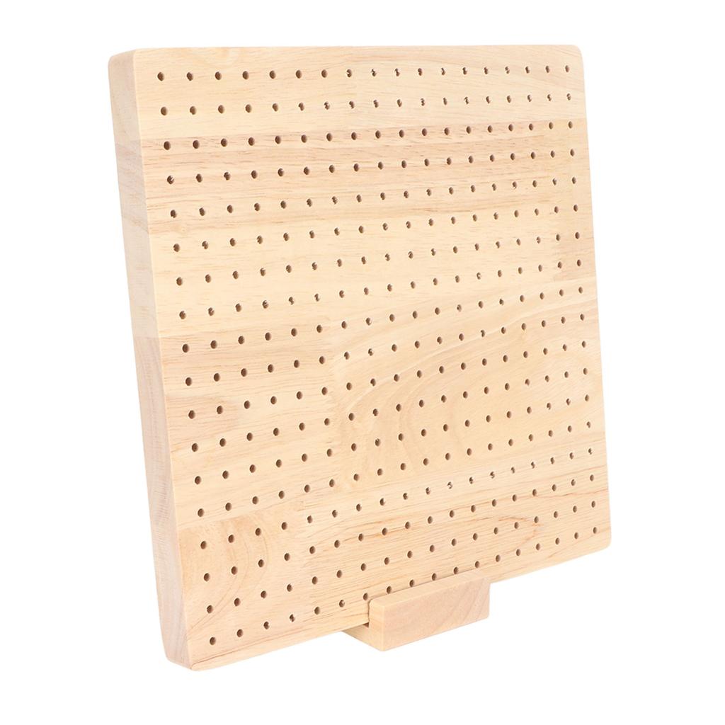 Crochet Blocking Board Handcrafted Wooden Knitting Blocking Mats with 20 Stainless Steel Pins 5