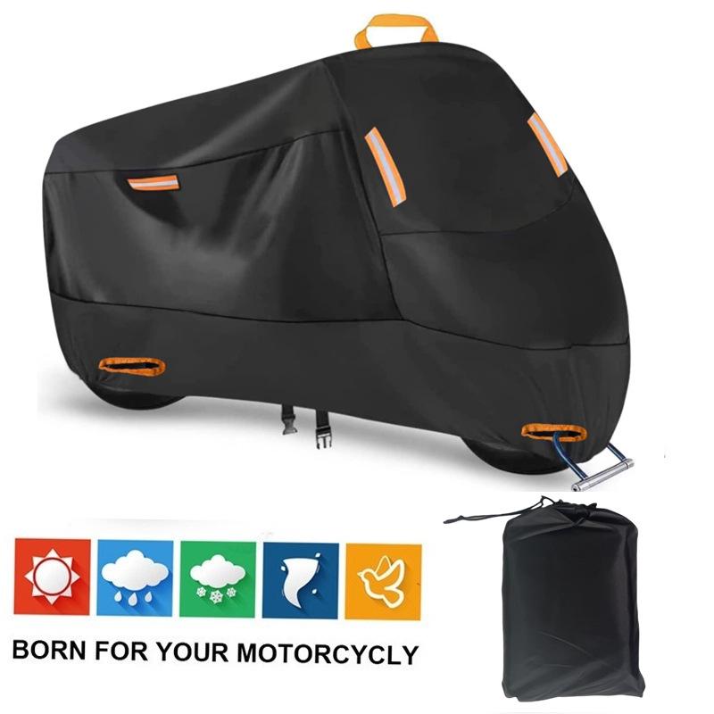 Weatherproof Motorcycle Cover: 210D Thickened Protection Against Water, Dust, Cold, Heat, and UV for Electric Vehicles