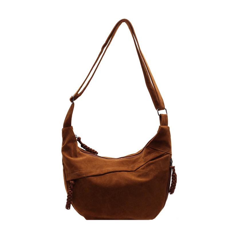 Autumn & Winter Korean Style Versatile Tote Bag - Trendy Large Capacity Dumpling Crossbody Shoulder Bag