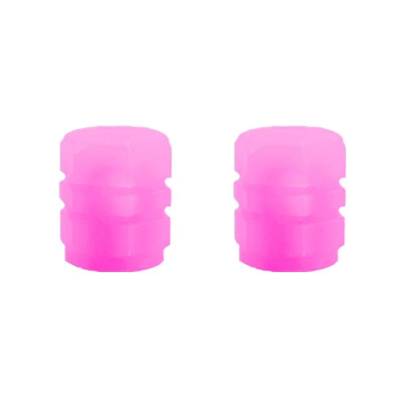Car Motorcycle Mini Colorful Luminous Tire Valve Caps Glowing Valve Cover Car Tire Wheel Hub Styling Decoration Auto Accessories