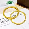 Gold Plated Heritage Bangle: Women's Simulated Solid Gold Wedding Bracelet