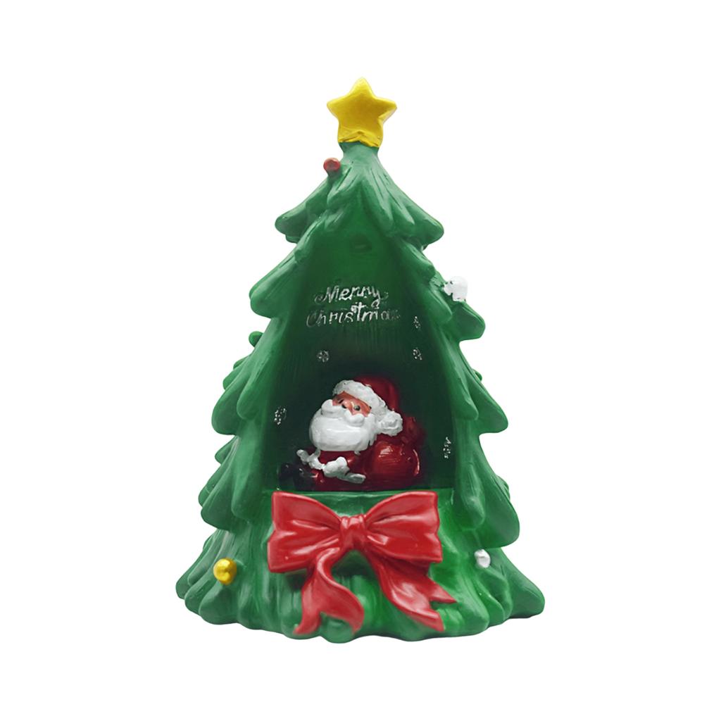 Christmas Tree Old Man Backflow Incense Burner Resin Ornaments Creative Craft Gift Home Incense