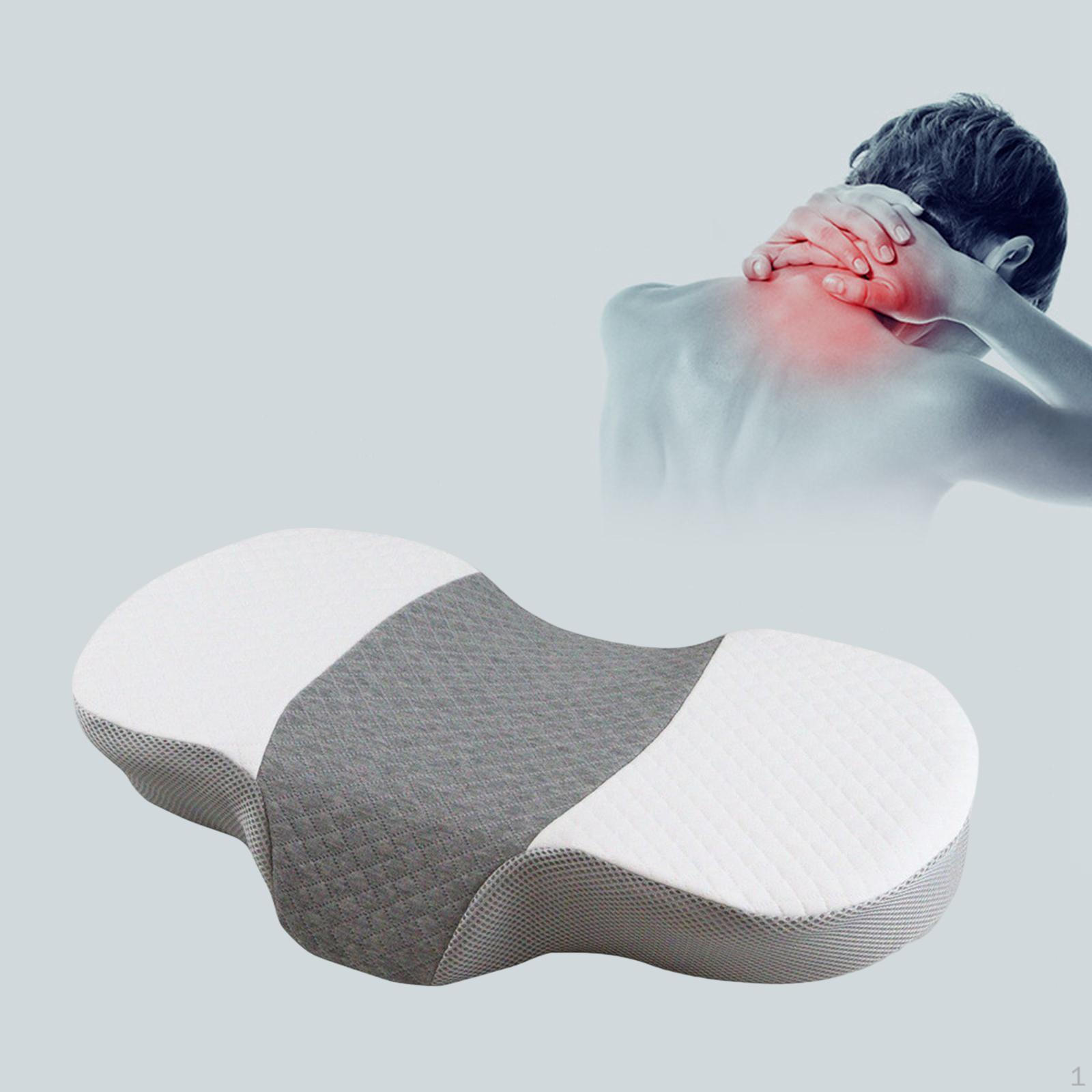 

Bed Pillow Cervical Support Head Neck and Shoulder Sleeping style B