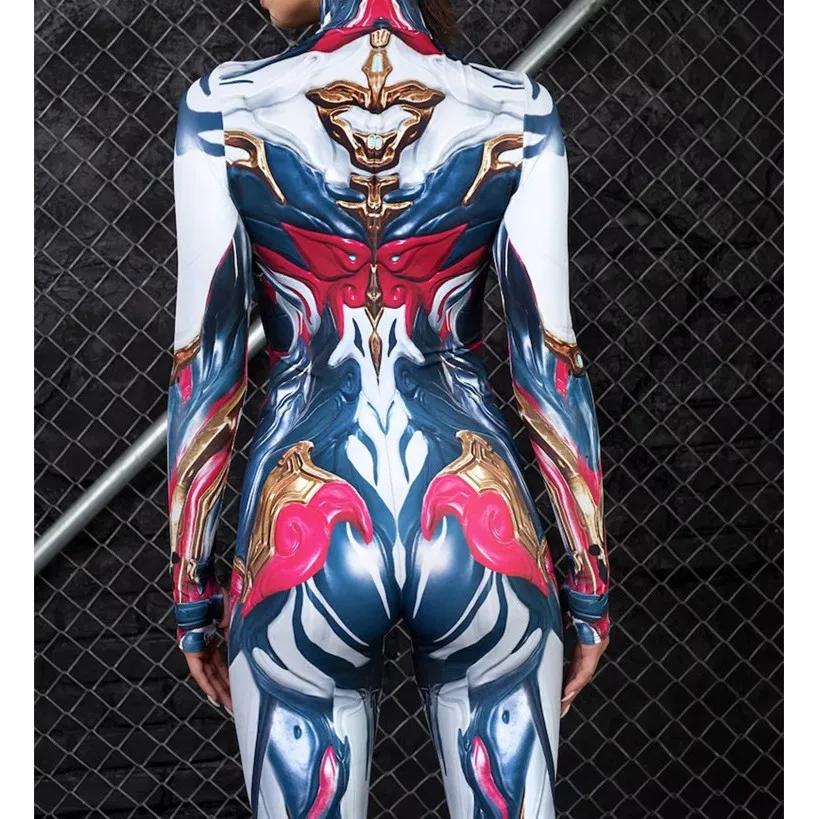 Yetişkinler İçin 3D Dijital Baskılı Sahne Kostümleri Cadılar Bayramı Etkinliği Karnaval Temalı Parti Cosplay Kostümü Rol Yapma Oyunu Tulum