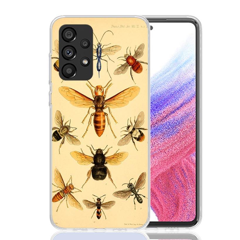 Bugs Bees Scientific Decomposition Phone Case for Samsung Galaxy A17 A16 A15 A14 A13 A57 A56 A55 A54 A53 A37 A36 A35 A34 A33 A26