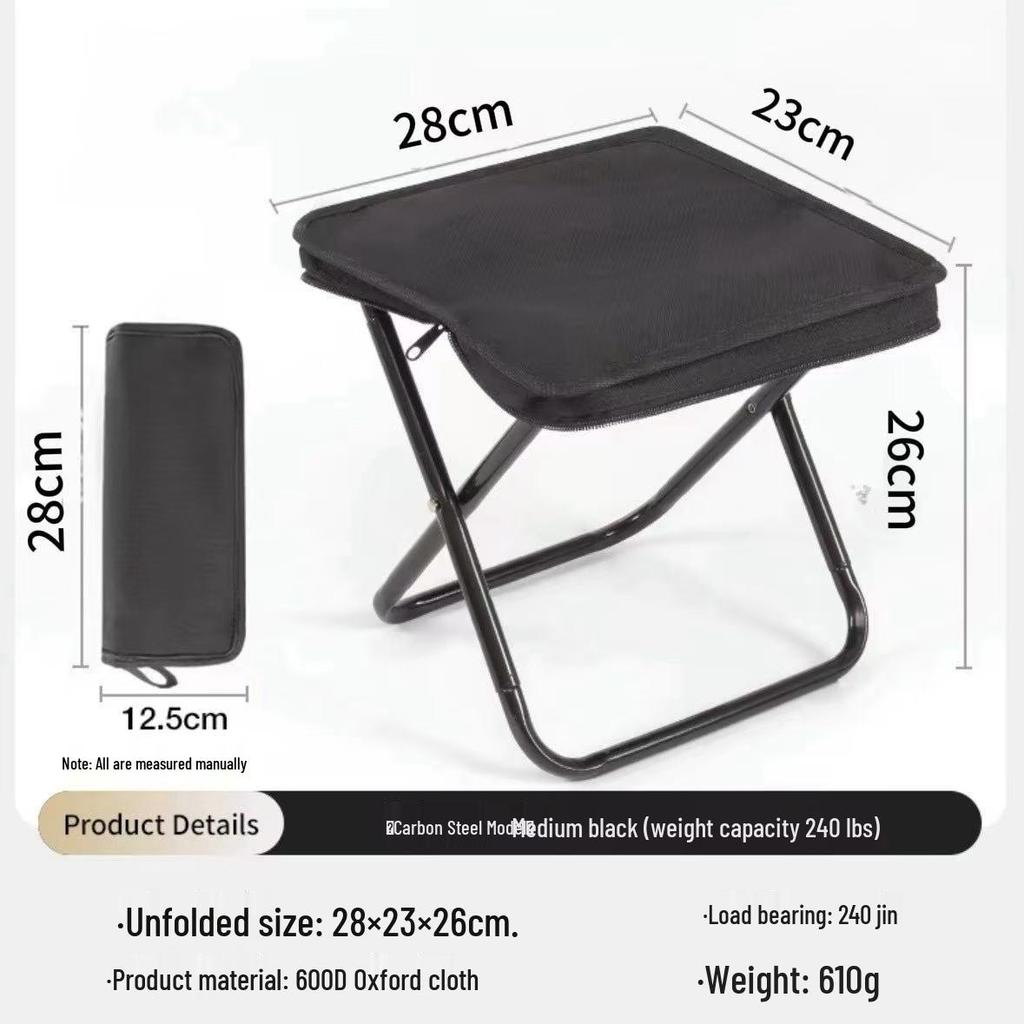 Portable Mini Folding Stool for Outdoor Camping, Picnic & Travel