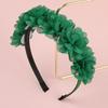 Fashion Chiffon Flower Headbands Plastic Teeth Hairbands Baby Girls Headbands Children Kids Floral Hairband Hair Accessories Set