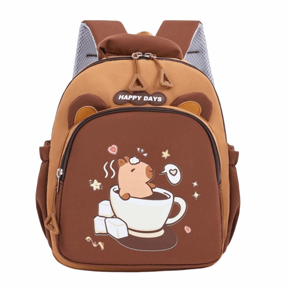 Lightweight Capybara Kindergarten Backpack Kawaii Children School Bag  Preschool