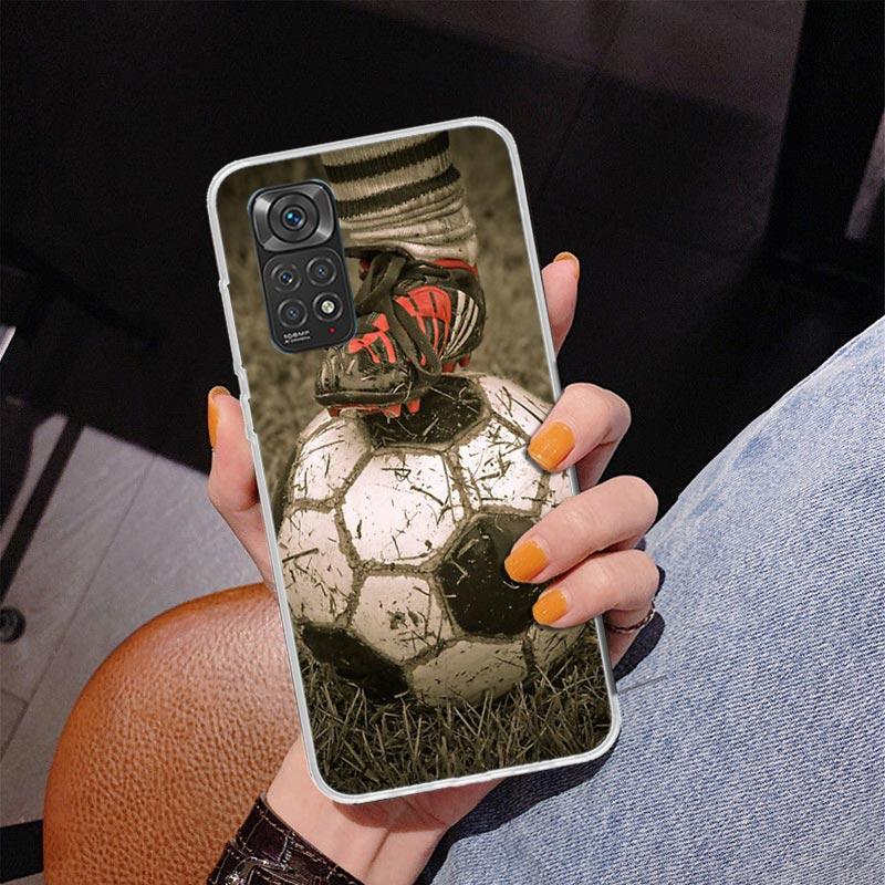 Football Soccer Ball Design Phnoe Case for Phnoe Case for Xiaomi Redmi Note 15 14 14S 13 Pro Plus 12 12S 11S 11E 10S 10 11T 5G U
