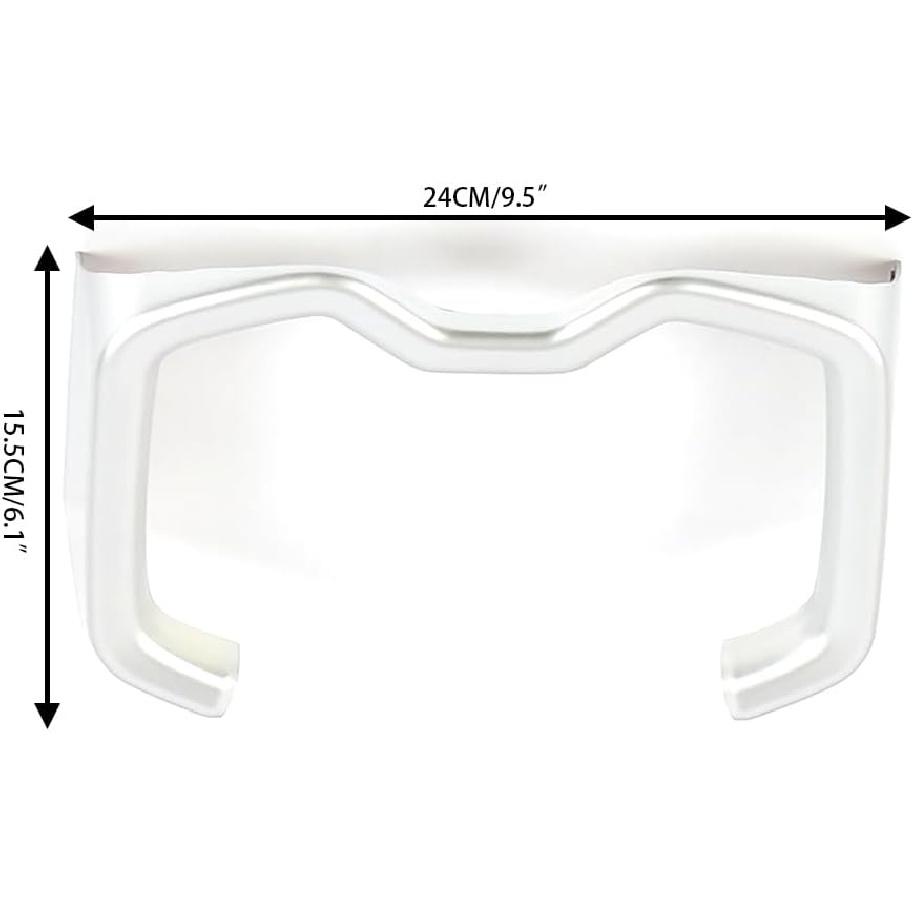 2019 2020 2021 2022 for Toyota RAV4 Car Accessories Interior Center Console Water Cup Holder Frame Cover Trim ( Glossy Chrome Style ABS 1pc