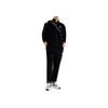 Emporio Armani EA7 FW24 Letter Logo Label Stand Collar Zipper Loose Long Sleeve Sweatshirt Men sweatshirt Black 6DPM54-PJLXZ-1200