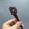 Carved Dragon Head Wooden Hairpin - Ancient Hanfu Style
