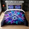 Tottenham Hotspur Design Bett Bettwäsche Set 1 Bettbezug + 2 Kissenbezüge Weich Atmungsaktiv Haushalt Bettwäsche