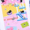 1 stk Kawaii Søt Liten Skum 3D Dekorativt Dyr Skrivesaker Klistremerker Scrapbooking DIY Dagbok Album Klistremerke