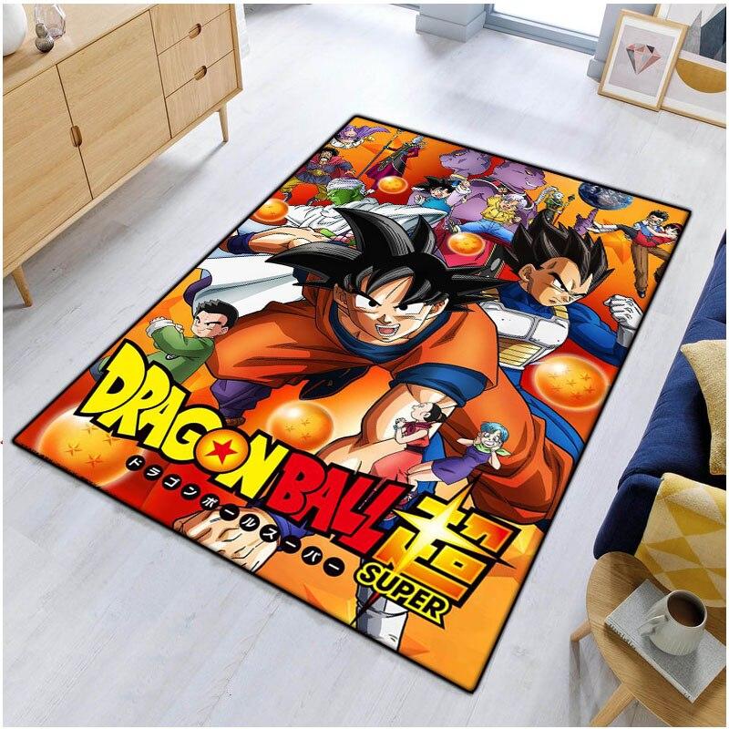 Multi Functional Cartoon Flannel Soft Home Living Room Japanese Cartoon Game Bathroom Kitchen Doormat Anti-skid Carpet.