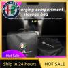 Car Stickers For Alfa Romeo Car Charge Cable Storage Box Charging Gun Tools Organizer For Alfa Romeo 159 Giulietta 156 147 Giuli