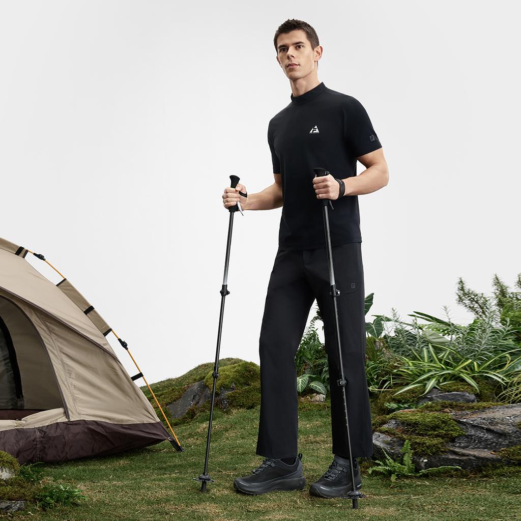 New FILA Athletics T Shirt Men's Pitch Black A11M527104F-BK