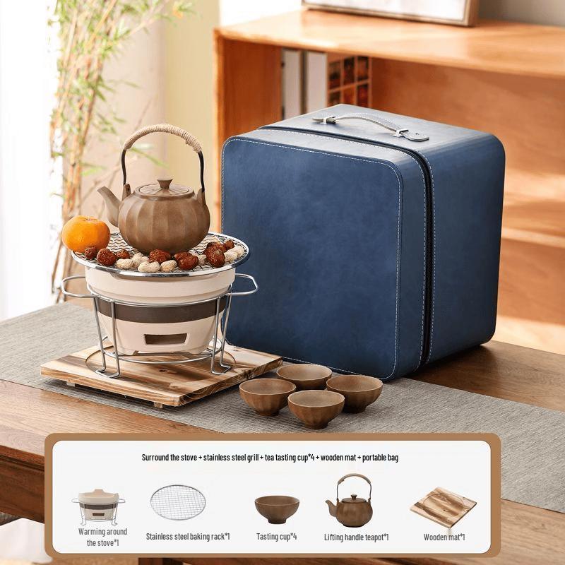 Portable Ceramic Tea Brewing Set