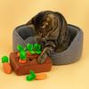 6/8 Hole Carrot  Dog Toys Soft Puppy Chew Toy Creative Interactive Training Toys  for Cats and Dogs