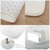 Leopard Flannel Bathroom Absorbent Floor Mat Toilet Floor Mats Dirt Resistant and Quick Drying Entrance Door Mat Home Decoration