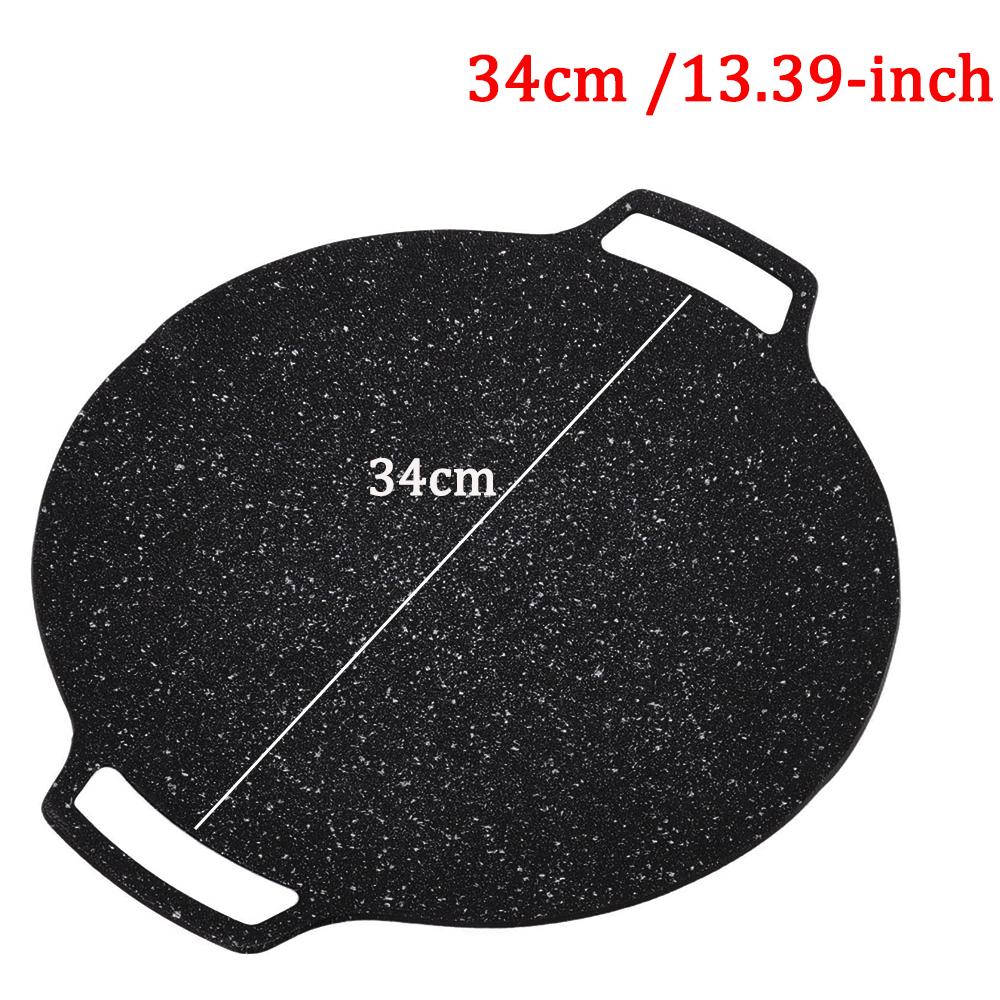 KOSUN Korean Grill Pan Nonstick Barbecue Aluminum Roasted Maifan Stone Fry Pan for Indoor Outdoor Camping Induction Gas Stovetop