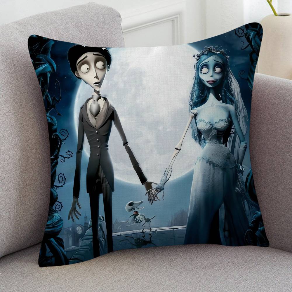 Anime Corpse Bride Game For Cartoon Print Peripheral Pillow Case Cushion Cover Home Decor Birthday Gift Pillowcover