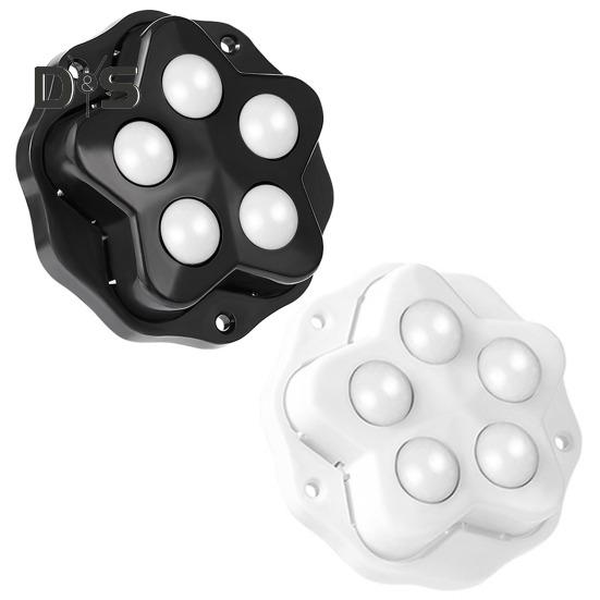 4 Pcs Paste Type Caster Wheels Universal Casters for Furniture 360 Degree Swivel Casters for Office Home Furniture Appliance