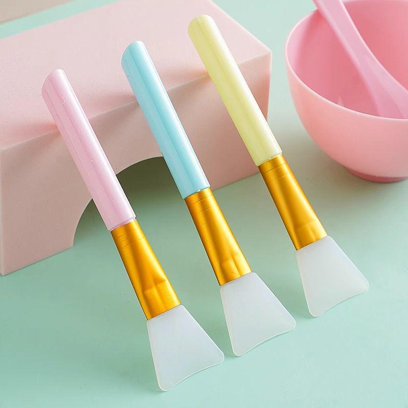 Silikonový štětec na masky a míchací miska pro nanášení a čištění jílových masek