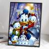 5D DIY Diamond Art Painting Kits for Adults, Donald Duck and His Friends Full Round Crystal Diamond Kits for Beginner for Home Wall Decorate