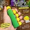 5 Key Spiky Sensory Fidget Clicker Textured Finger Press Fidget Toy Stress Relief Finger Training Quiet Fidget Hand Toy for Gift