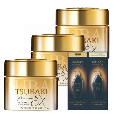 Premium Repair Mask Hair Pack 180 g x 3 Bonus für geschädigtes Haar, Salonspülung, Ionenreparatur, Schäden, Glanz, Trockenheit, Feuchtigkeit, Frizz [Großkauf] +