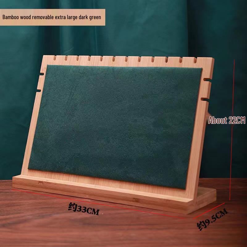 Large Bamboo Necklace Display Stand  Jewelry Organizer