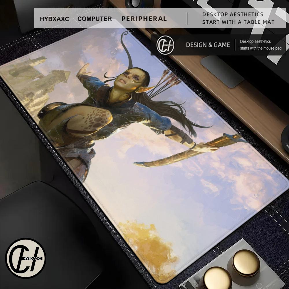 Baldurs Gate Mousepad HD Printing Computer Gamers Desk Mat Locking Edge Nonslip Mouse Pad XXL Xcm Keyboard PC Desk Pads
