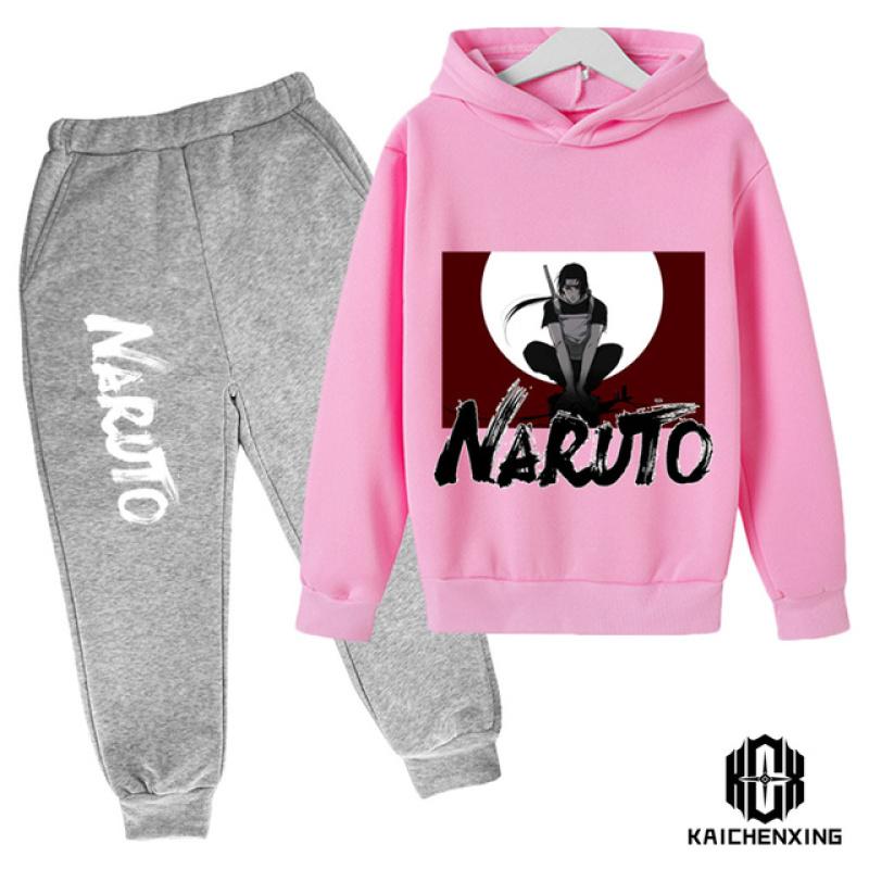 Cool Naruto Sports Suit Anime Hoodie Essential Children's Wear Men's Suit New Men's Suit Men's Fashion Suit Couple Hoodie